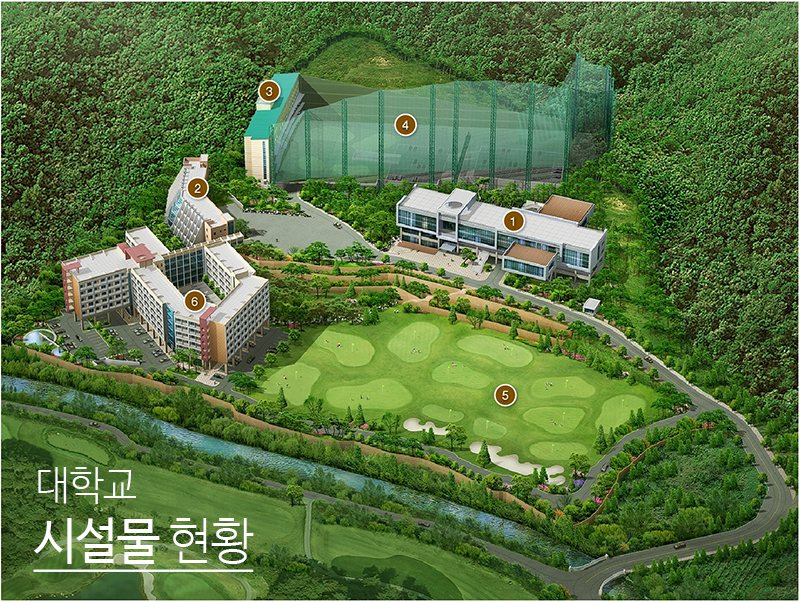 한국골프대학교 조감도